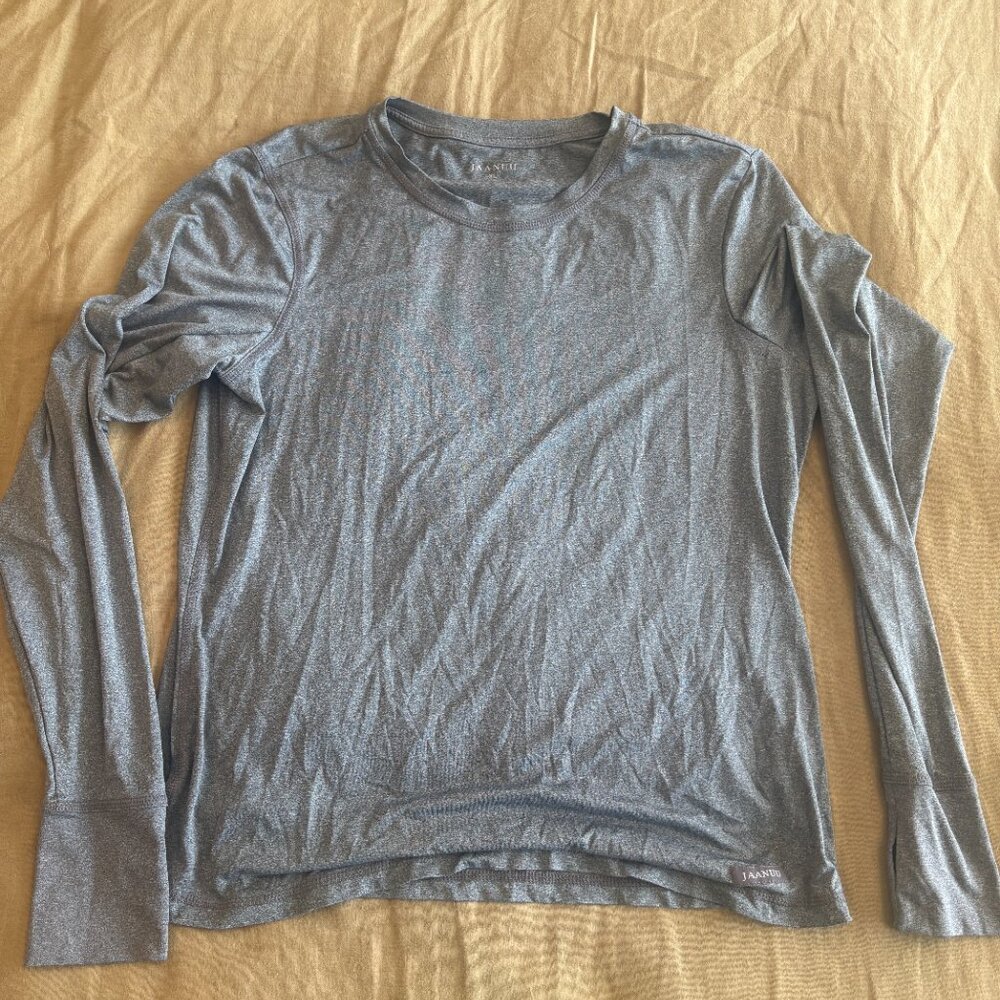 JAANUU WOMEN's HEATHER GREY UNDERSCRUB - XL